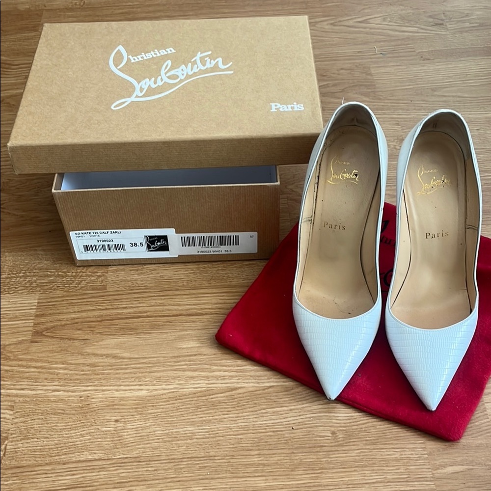 Christian Louboutin White Women's Shoes